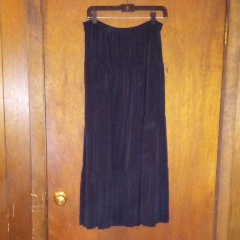 Source Unknown Elegant Black Maxi Skirt
